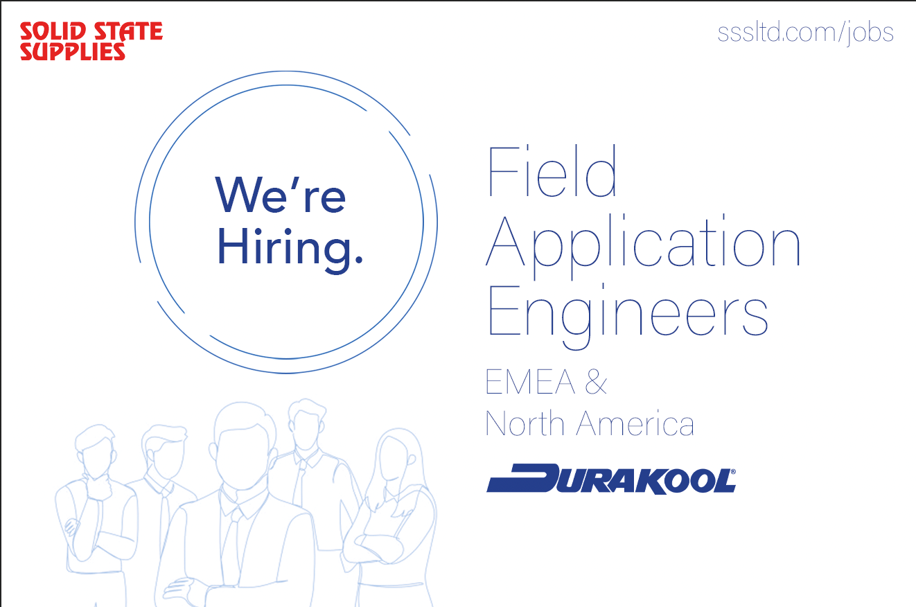 Vacancies for two Durakool Field Application Engineers