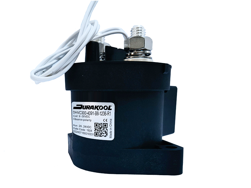 Durakool DHVC300 high-voltage DC contactor for EV and energy storage systems