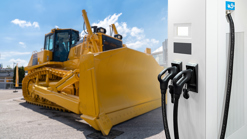 Industrial Agricultural Vehicle with EV Charging Station