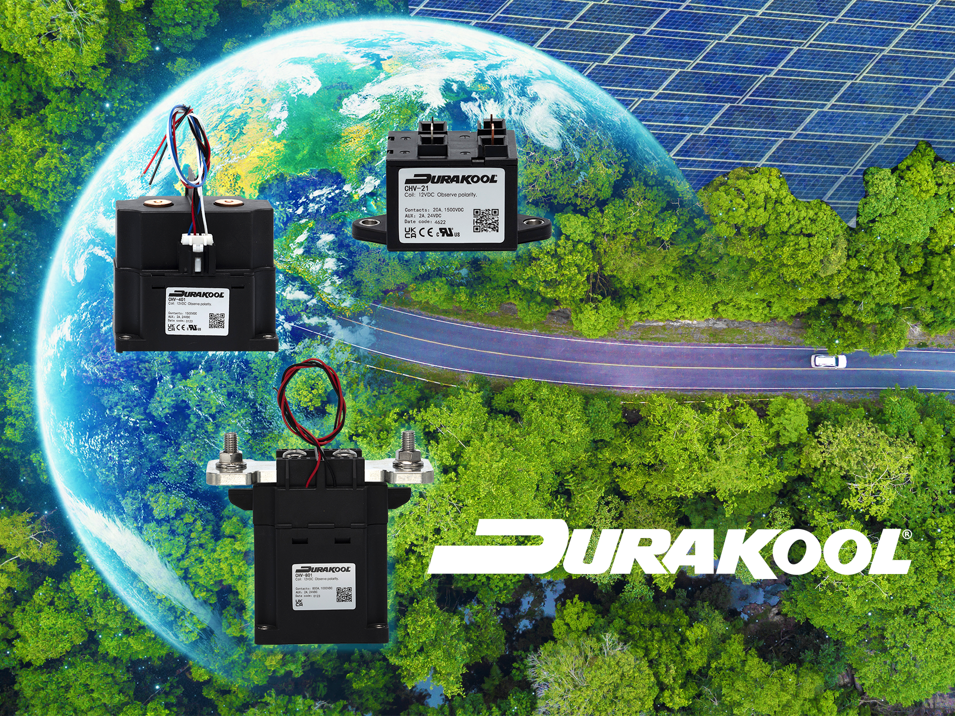 Durakool Announces High Voltage DC Switching Contactors for Superior Isolation, Improved Reliability and Longer Service Life